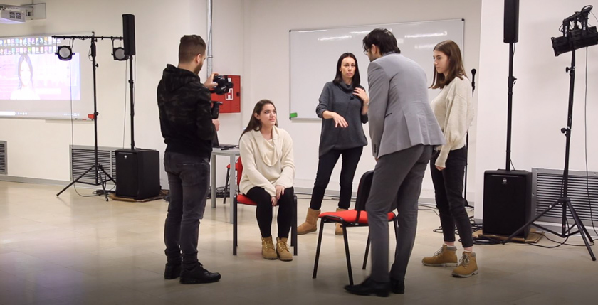 Studenti FSU uče glumačke tehnike