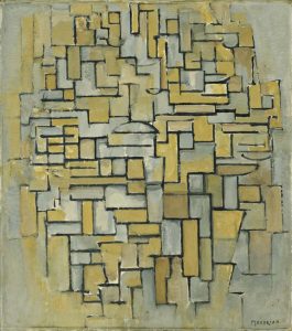 Pit Mondrijan, Kompozicija VII, ulje na platnu, 105 x 114 cm, 1913.
