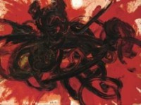 Kazuo Širaga, Rad II, 1958, ulje na platnu 