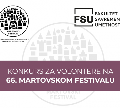 Volontirajte na 66. Martovskom festivalu