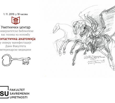 Izložba „Fantastična anatomija” Ružice Bajić Sinkević u Univerzitetskoj biblioteci