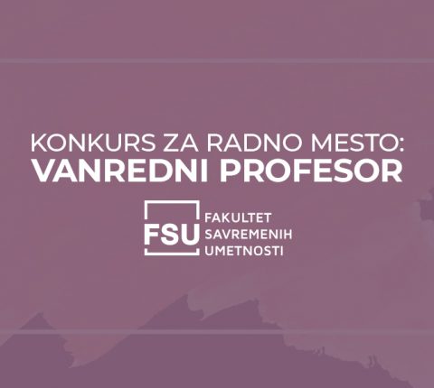 Konkurs za izbor vanrednog profesora na FSU