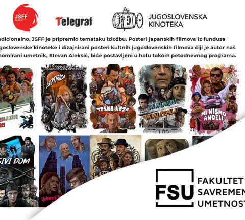 Plakati Stevana Aleksića deo Festivala japansko-srpskog filma