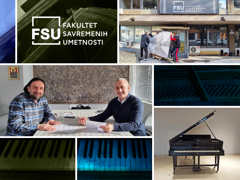 FSU darovao dva polukoncertna klavira institucijama kulture u Gračanici