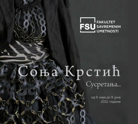Izložba „Susretanja…” profesorke Sonje Krstić u okviru 49. Fashion Weeka