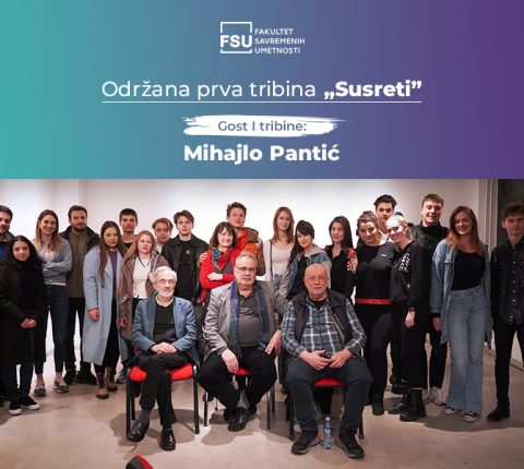 Uspešno održana prva tribina pod nazivom „Susreti” – gost FSU ugledni književnik Mihajlo Pantić