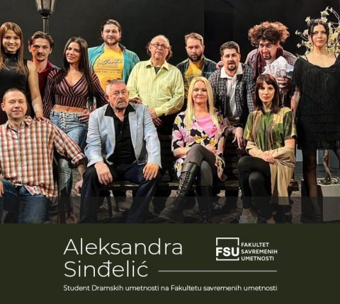 Studentkinja FSU Aleksandra Sinđelić dobila uloge u popularnim TV serijama