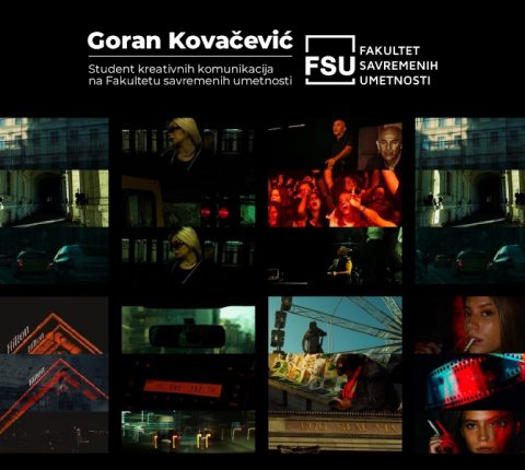 Od studentskih filmova do samostalnih izložbi – razvojni put Gorana Kovačevića, studenta Fakulteta savremenih umetnosti