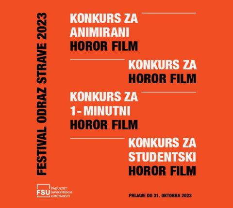 Konkurs za horor film na festivalu „Odraz strave 2023”