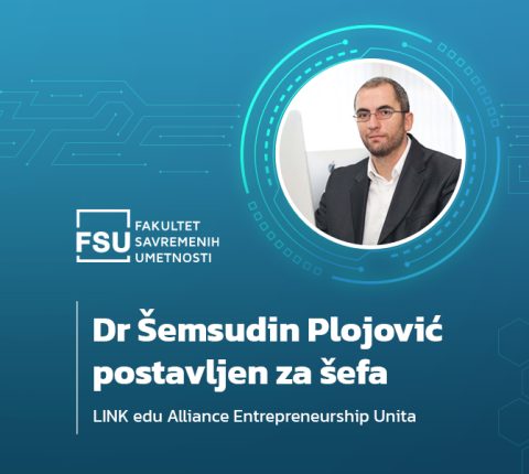 Dr Šemsudin Plojović postavljen za šefa LINK edu Alliance Entrepreneurship Unita (LINK EU)