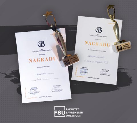 Studentkinje FSU osvojile nagrade na Festivalu studentskog teatra