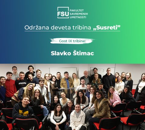 Uspešno održana deveta po redu tribina „Susreti”: Gost FSU glumac Slavko Štimac