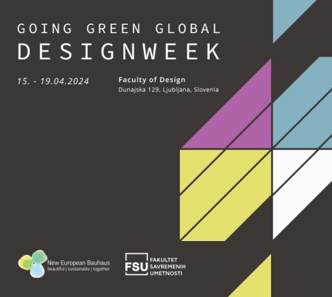 Profesorka FSU učestvuje u konferenciji Going Green Global Design Week u Ljubljani