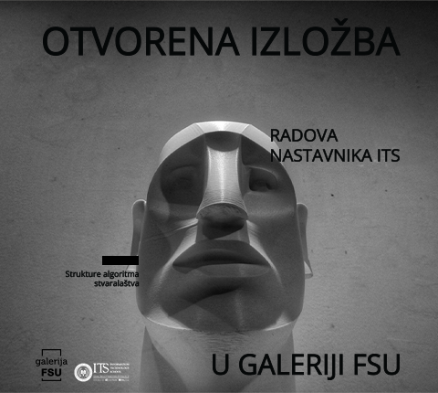 Otvorena izložba „Strukture algoritma stvaralaštva“ u Galeriji FSU