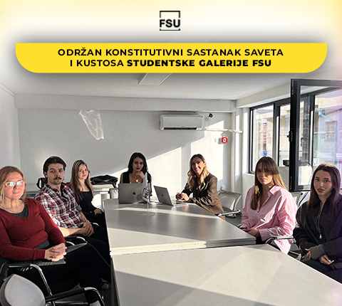 Održan konstitutivni sastanak Saveta i kustosa Studentske galerije FSU