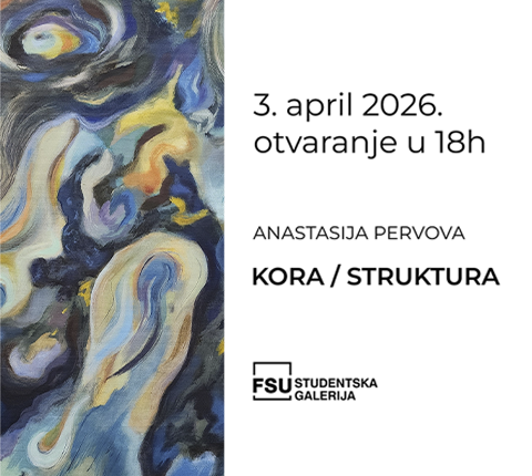 „Kora / Struktura” – izložba Anastasije Pervove u Studentskoj galeriji FSU