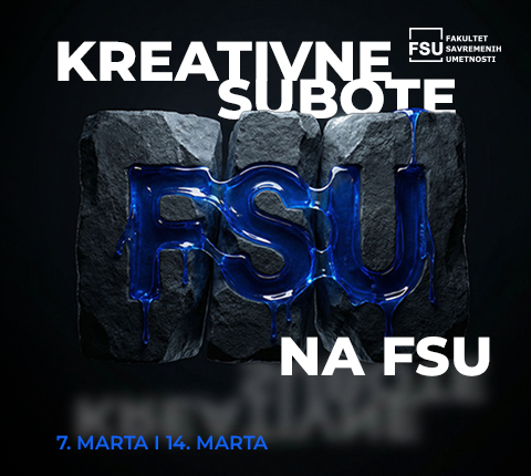 DOĐITE NA BESPLATNE KREATIVNE RADIONICE ZA SREDNJOŠKOLCE NA FSU