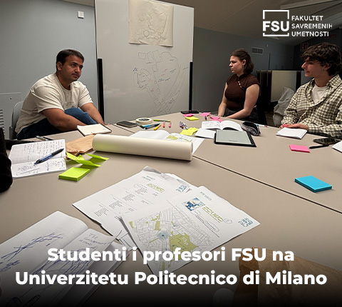 Studenti i profeosri FSU na Univerzitetu Politecnico di Milano u centru evropske kreativne razmene