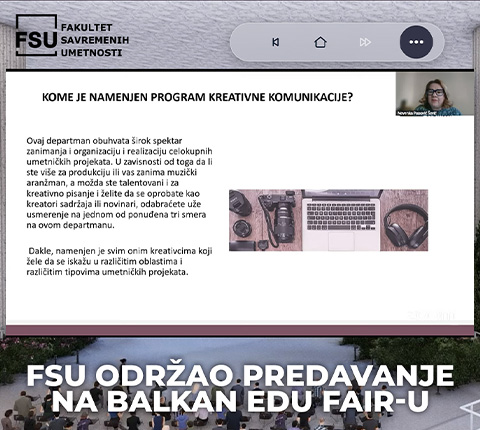 FSU održao predavanje na Balkan Edu Fair-u