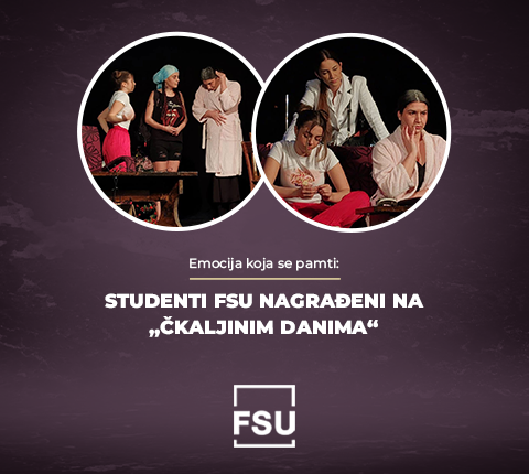 Emocija koja se pamti: Studenti FSU nagrađeni na „Čkaljinim danima“