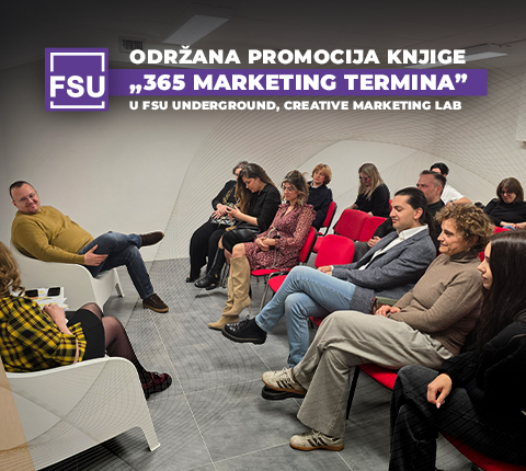 Održana promocija knjige „365 marketing termina” u FSU Underground, Creative Marketing Lab