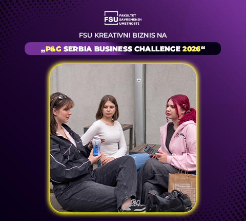 Studentkinje Fakulteta savremenih umetnosti učestvovale na P&G Serbia Business Challenge 2026