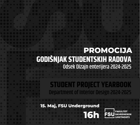 Promocija Godišnjaka studentskih radova Dizajna enterijera 2024/25