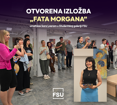 Otvorena izložba „FATA MORGANA” umetnice Sare Lasram u Studentskoj galeriji FSU