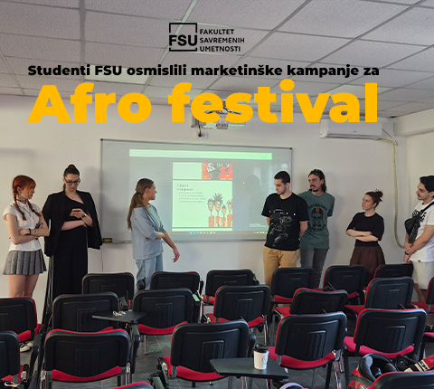 Studenti FSU osmislili marketinške kampanje za Afro festival