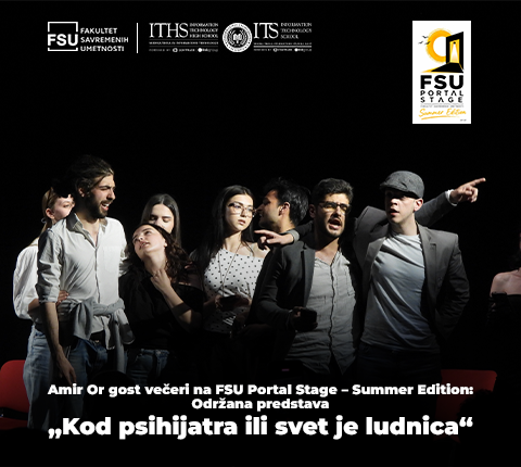 Amir Or gost večeri na FSU Portal Stage – Summer Edition: Održana predstava „Kod psihijatra ili svet je ludnica“
