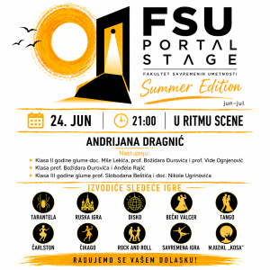 U ritmu scene – veče scenskih igara na Letnjoj sceni FSU