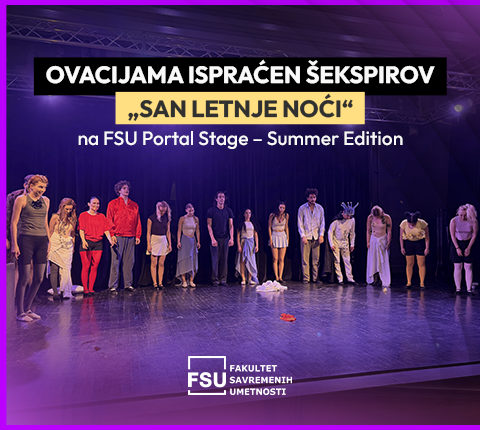 Ovacijama ispraćen Šekspirov „San letnje noći“ na FSU Portal Stage – Summer Edition
