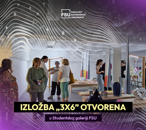 Izložba „3×6” otvorena u Studentskoj galeriji FSU