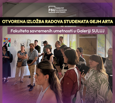 Otvorena izložba radova studenata Gejm arta Fakulteta savremenih umetnosti u Galeriji SULUJ
