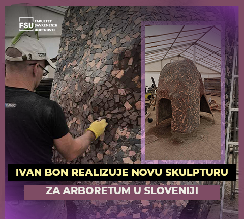 Ivan Bon realizuje novu skulpturu za Arboretum u Sloveniji