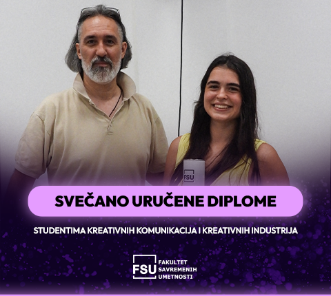 Svečano uručene diplome FSU studentima Kreativnih komunikacija i Kreativnih industrija