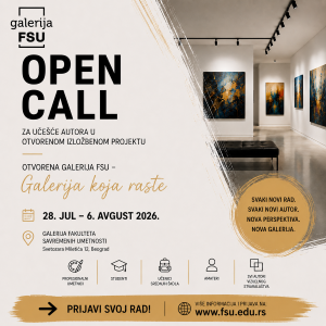 OPEN CALL – Poziv za učešće autora u otvorenom izložbenom projektu