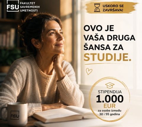 Upis za program „FSU druga šansa za studije” za sve one koji žele da se obrazuju, a imaju između 30 i 55 godina (pa i koju godinu više) je u toku!