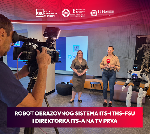Robot obrazovnog sistema ITS-ITHS-FSU i direktorka ITS-a na TV Prva: Veštačka inteligencija neće zameniti nastavnike, već će unaprediti obrazovanje