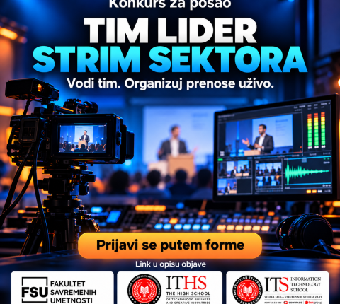 Konkurs za poziciju: Tim lider strim sektora