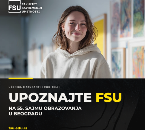 🎨 Učenici, maturanti i roditelji — upoznajte FSU na 55. Sajmu obrazovanja u Beogradu!