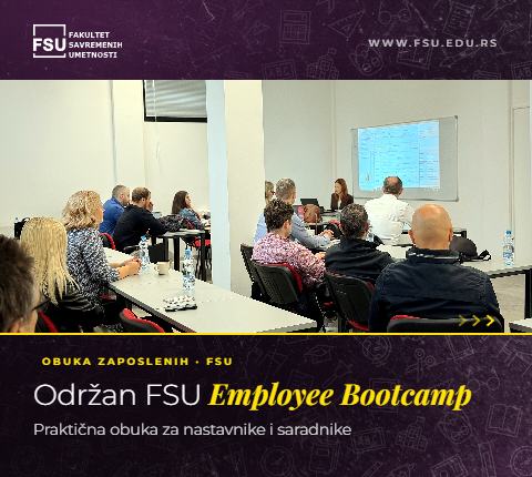 Održan FSU Employee Bootcamp – Praktična obuka za nastavnike i saradnike