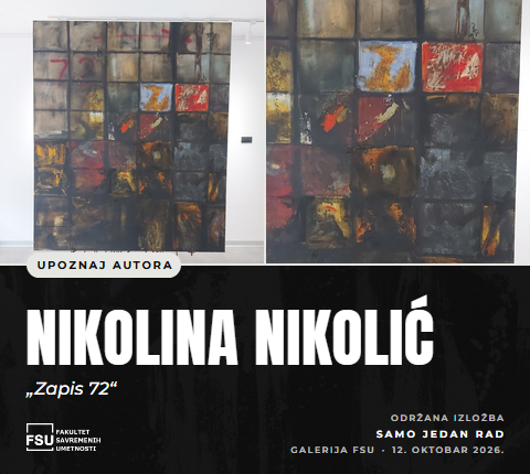 Održana izložba „SAMO JEDAN RAD“ – Upoznaj autora Nikolinu Nikolić