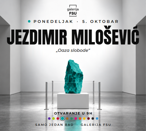 „SAMO JEDAN RAD“ – Upoznaj autora Jezdimira Miloševića